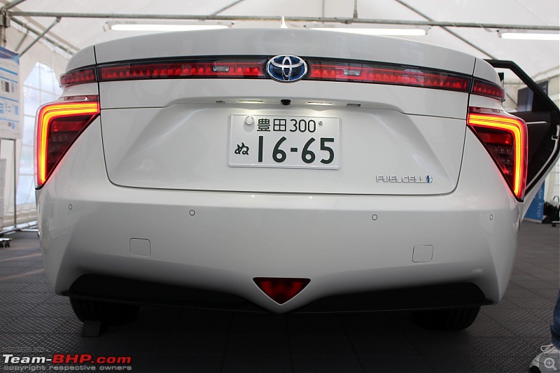 Japan Report: Toyota Mirai Hydrogen Fuel Cell Car, and Toyota's Safety Technology-full-rear.jpg