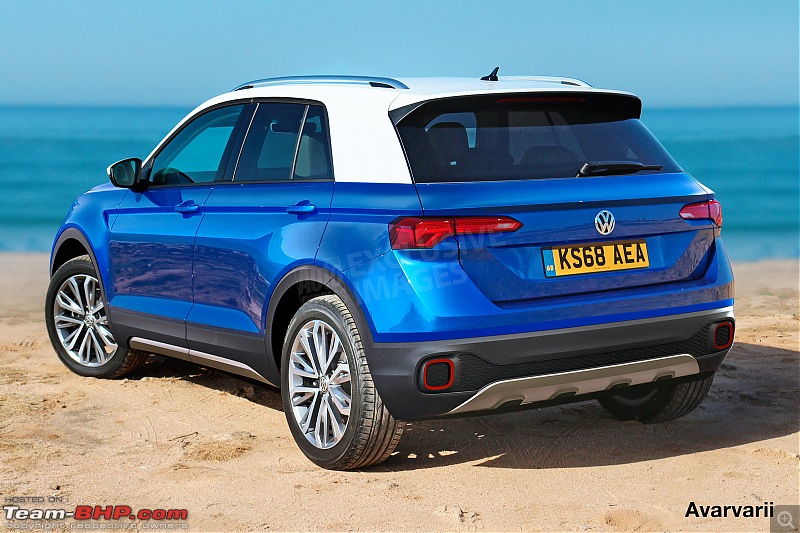 Volkswagen T Cross - A compact crossover based on the Polo. EDIT: Now unveiled-volkswagen_tcross__rear_watermarked.jpg