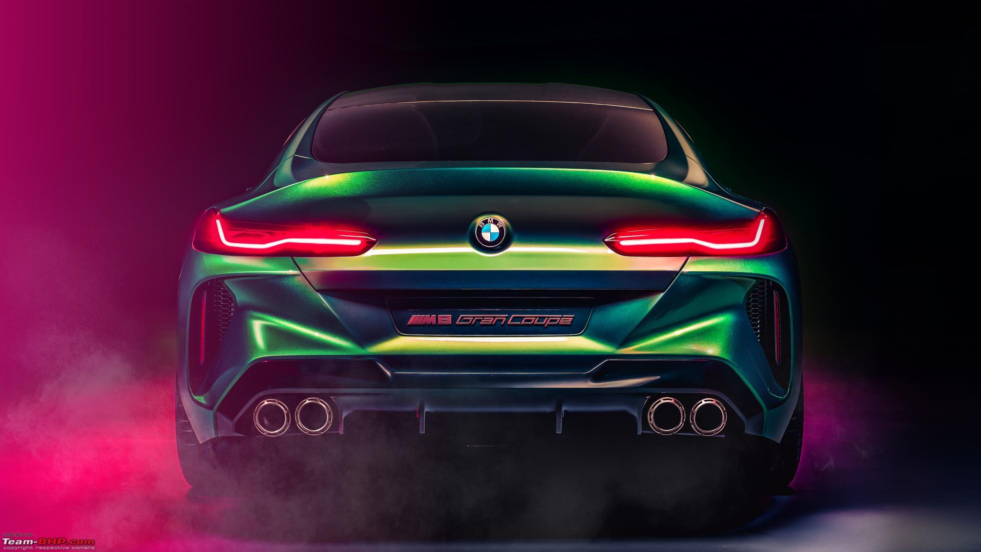 Bmw M8 Gran Coupe Concept Unveiled At The Geneva Motor Show Team Bhp