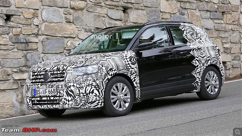 Volkswagen T Cross - A compact crossover based on the Polo. EDIT: Now unveiled-volkswagent1crossspyshots.jpg