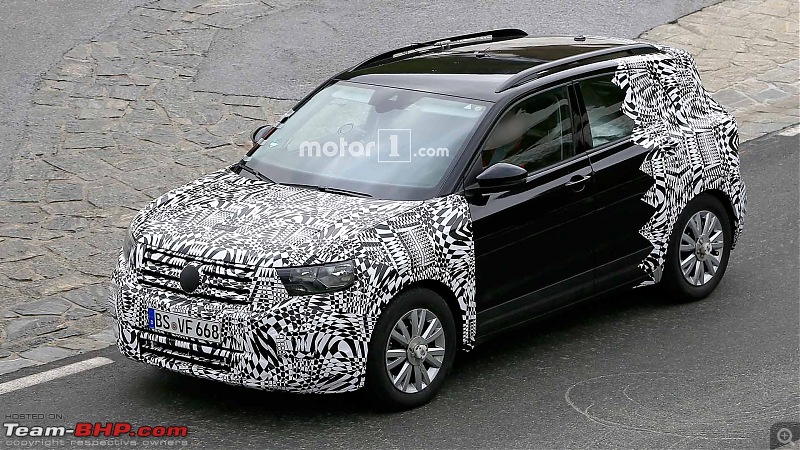 Volkswagen T Cross - A compact crossover based on the Polo. EDIT: Now unveiled-volkswagent4crossspyshots.jpg