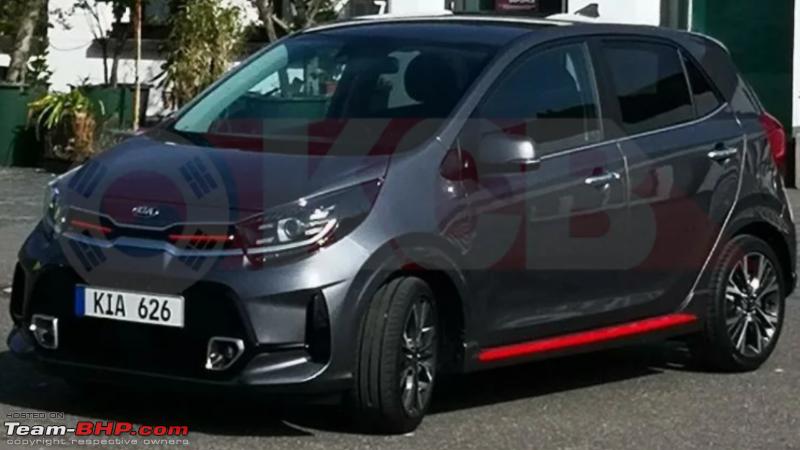 Kia Picanto facelift images leaked - Team-BHP