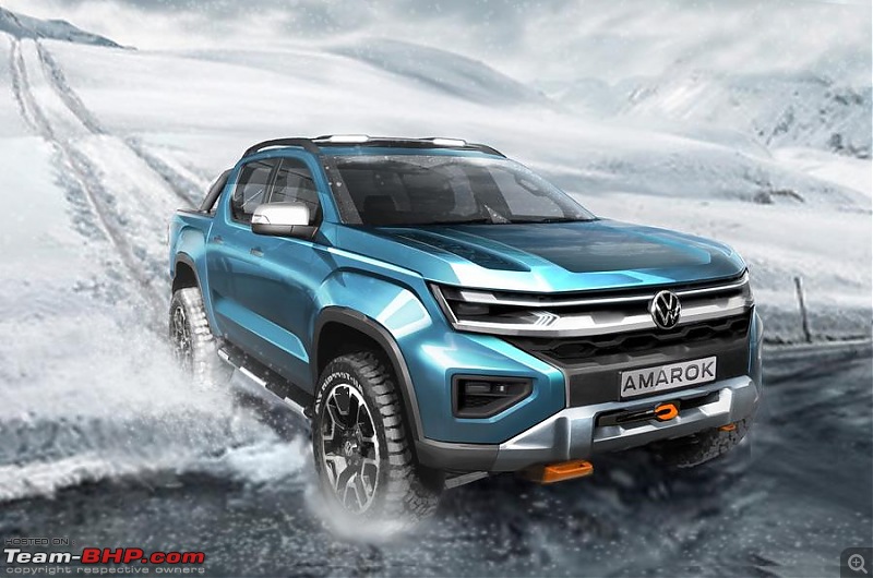 Volkswagen Amarok pickup truck teased for the first time, will have many Ford parts-amarokteaser.jpeg