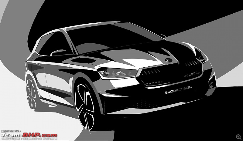 4th-gen Skoda Fabia design sketches revealed; unveil in May-4thgenskodafabiadesignsketches-1.jpg