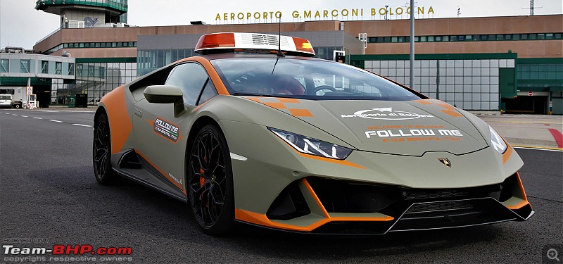 Lamborghini donates its 640 BHP Huracan Evo as a 'follow me' car to Italy's Bologna airport-lambohuracanevofollowme31.jpg