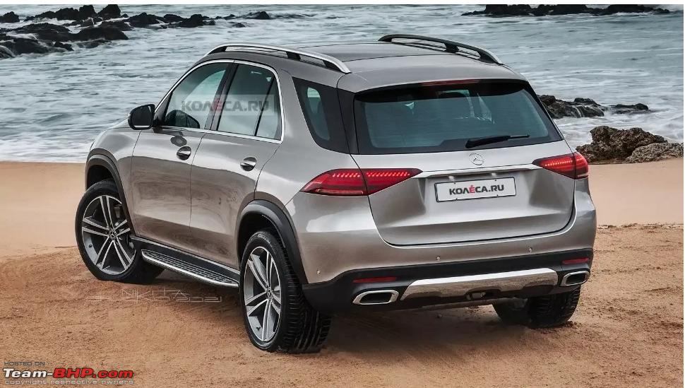 2022 MercedesBenz GLE SUV facelift spied testing; to feature updated