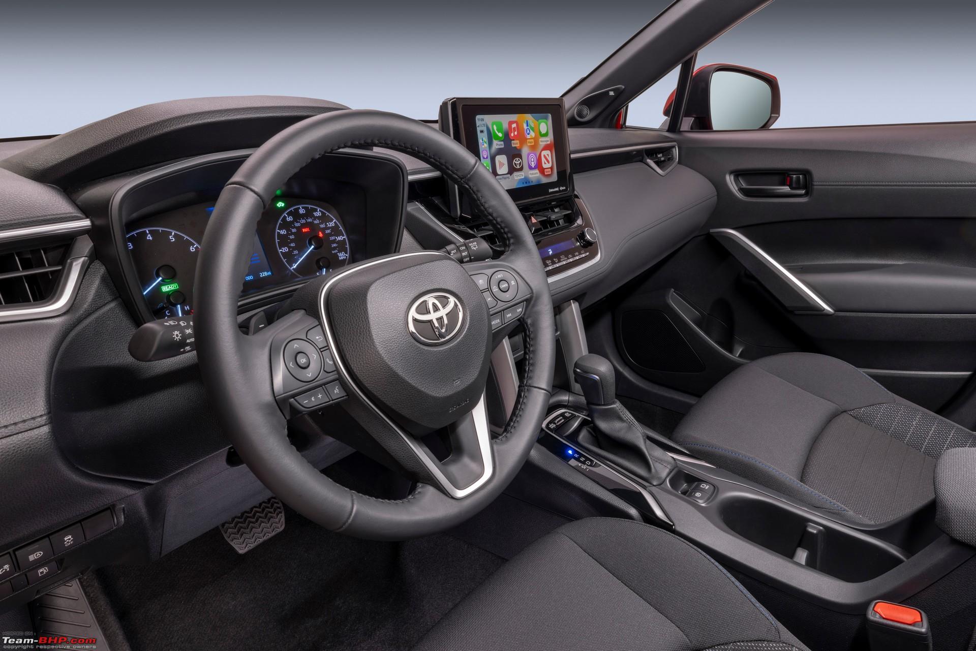 Toyota Corolla Cross gets a hybrid heart in America - Team-BHP