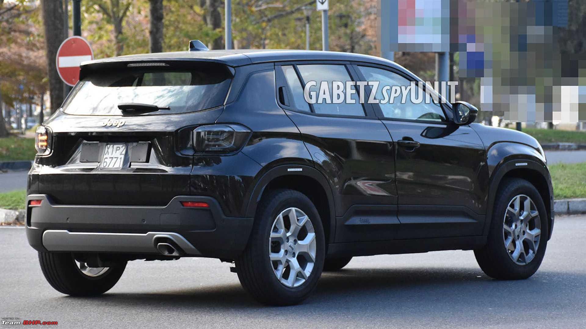 Jeep Avenger Spied Testing With Internal Combustion Engine