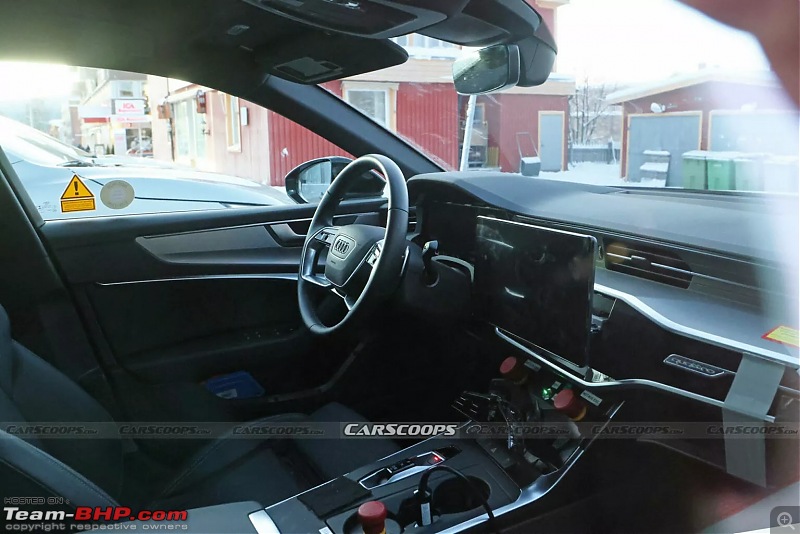 Next-gen Audi A6 sedan spied; To get updated interiors & a hybrid powertrain-audia63.jpg