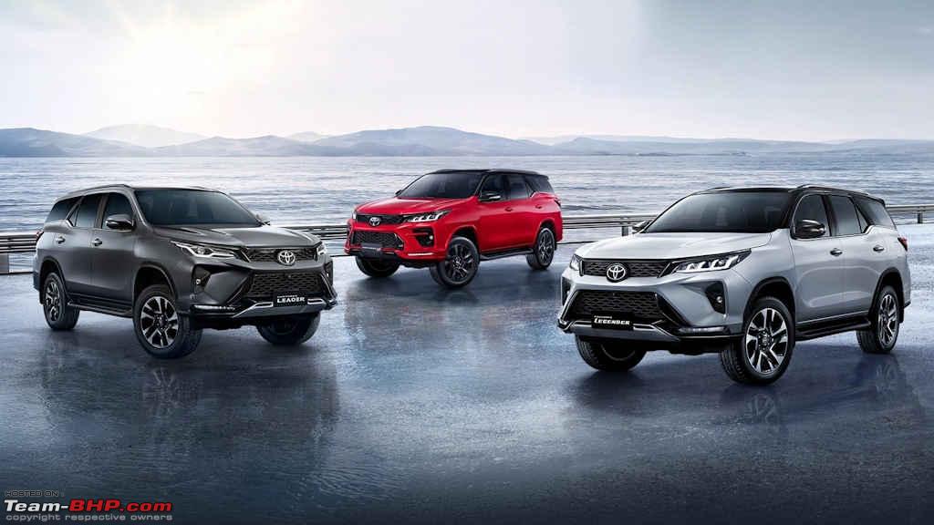 2024 Toyota Fortuner gets increased power & added tech in Thailand