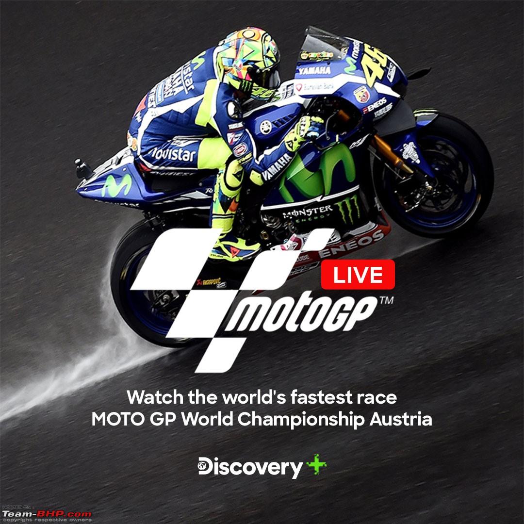 MotoGP to be aired live on Discovery Plus app - Team-BHP