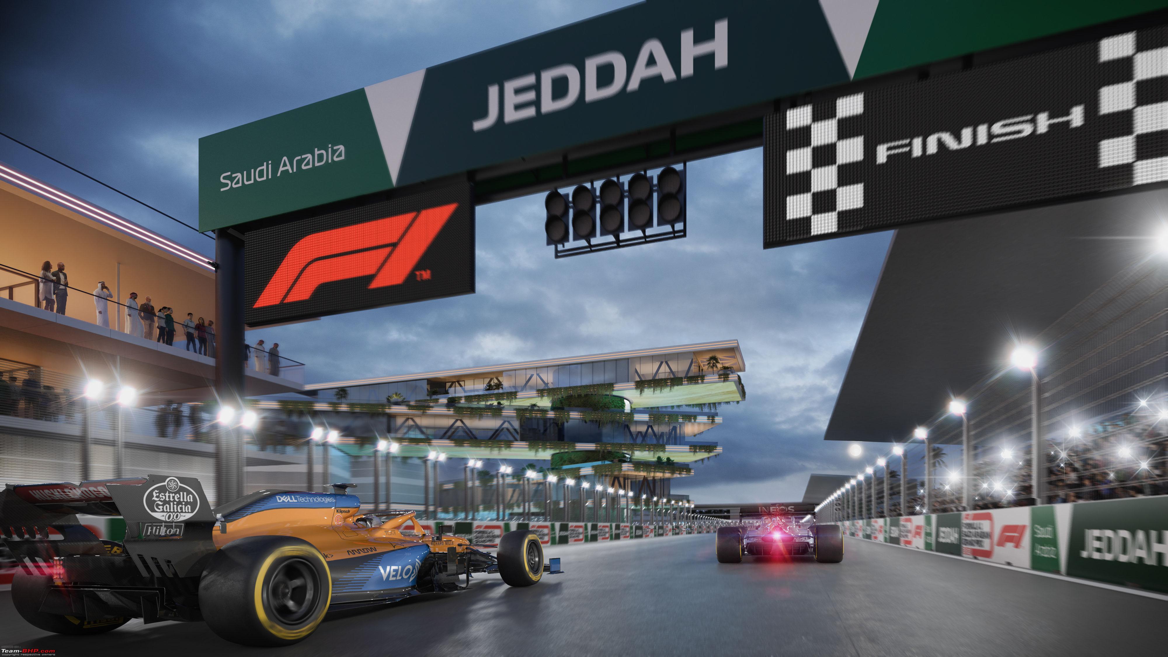 F1 Jeddah street circuit revealed! TeamBHP