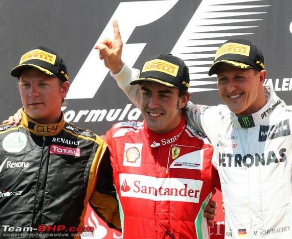 2012 European Grand Prix: F1 Race Results, Winner & Podium