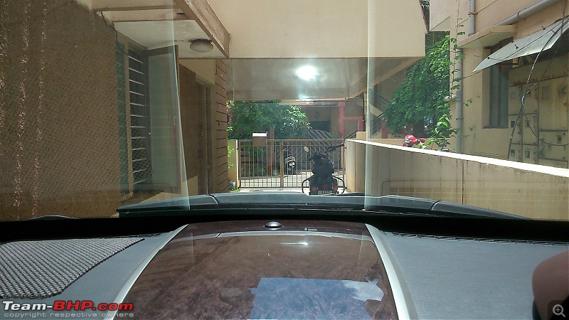Mahindra XUV500 W8 FWD: My Pet Purple Cheetah EDIT: Sold!-windshield1.jpg
