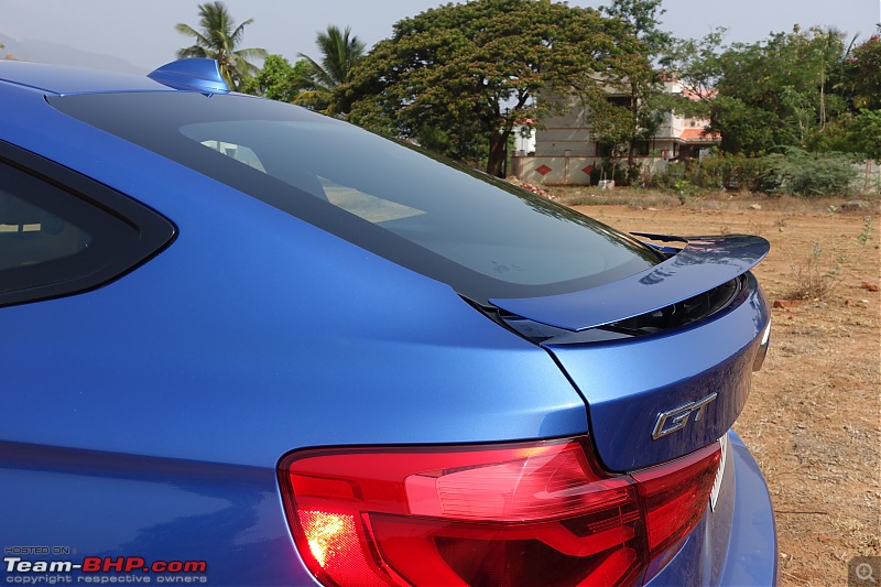 A GT joins a GT - Estoril Blue BMW 330i GT M-Sport comes home - EDIT: 100,000 kilometers up-spoiler-open.jpg