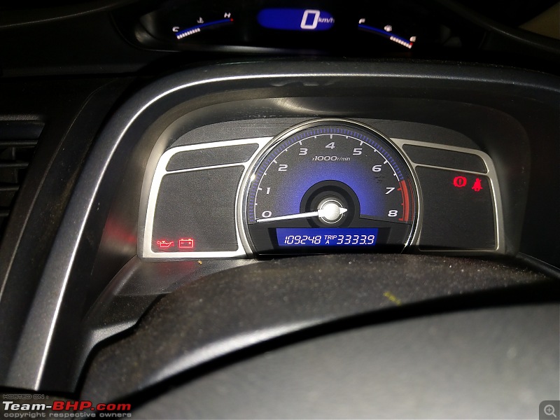 Honda Civic Independence : CNG'd. EDIT: 1,13,000 km up and SOLD!-cluster.jpg