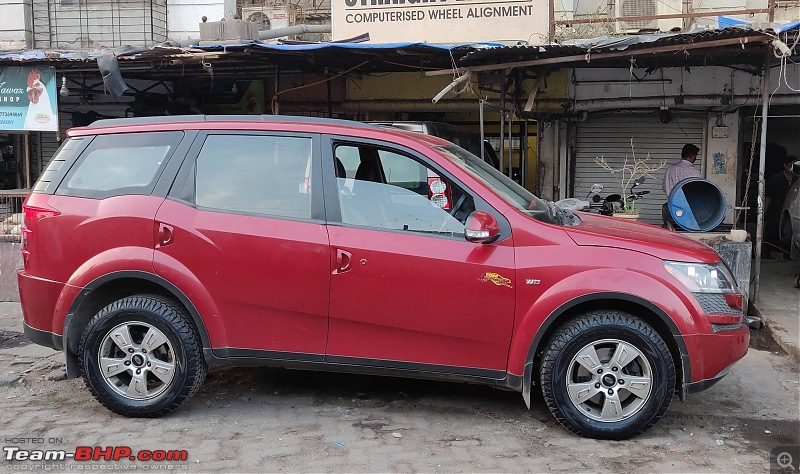 The "Duma" comes home - Our Tuscan Red Mahindra XUV 5OO W8 - EDIT - 10 years and  1.12 Lakh kms-u_img_20181006_175408.jpg