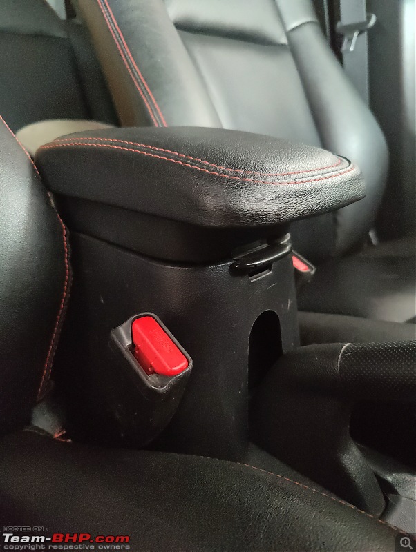 The story of a Donut | 3.5 year ownership review of my Honda Brio-armrest.jpg