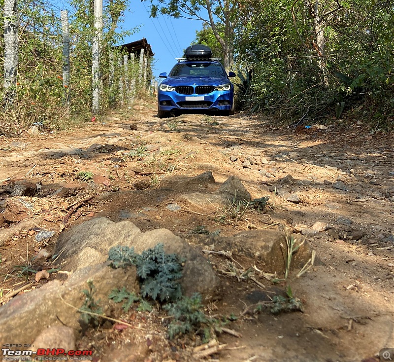 A GT joins a GT - Estoril Blue BMW 330i GT M-Sport comes home - EDIT: 100,000 kilometers up-rough-road.jpg