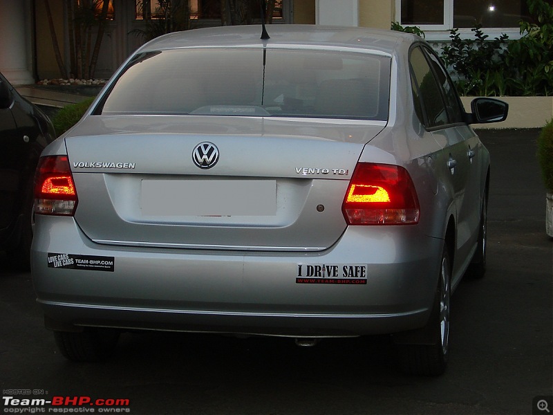 VW Vento Highline TDi, My Silver Streak - 5 years, 78000 kms and still raring for many more-team-bhp-night-time-back.jpg