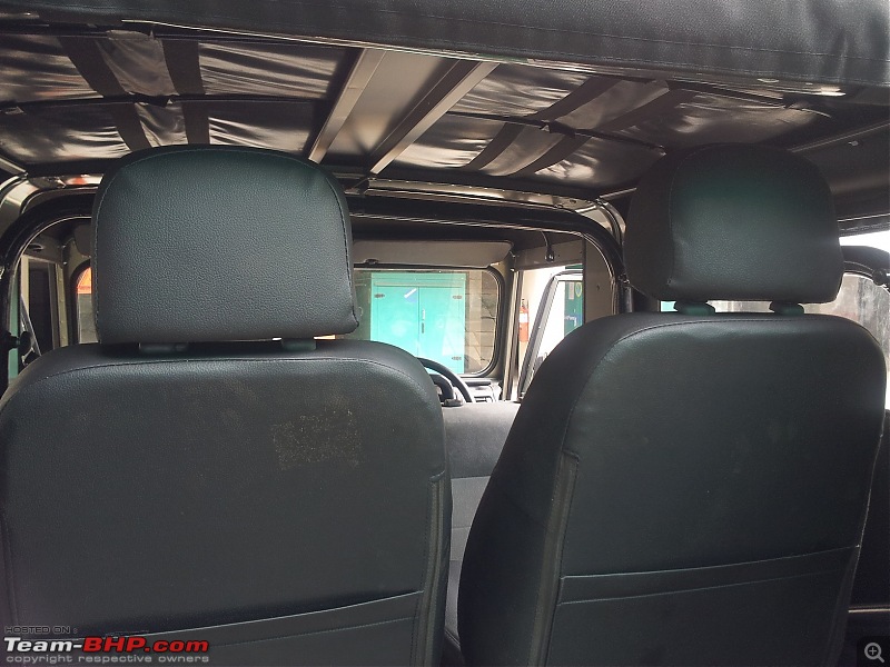 Call of the wild - Mahindra Thar CRDe-rear-buckets-seats-rear-view.jpg