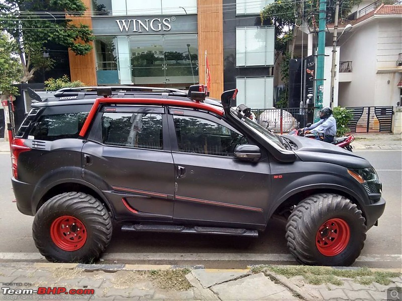 Pics of weird & wacky mod jobs in India!-intrepidmahindraxuv500onindianroadsisabeast1.jpg