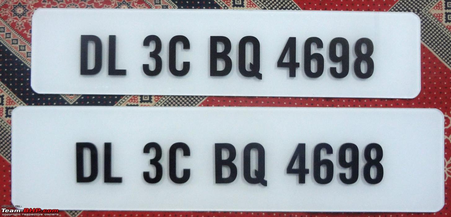 Your favourite number-plate font - Team-BHP