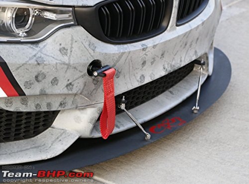 What are those colorful straps hanging off the rear tow hook of cars? -  Team-BHP
