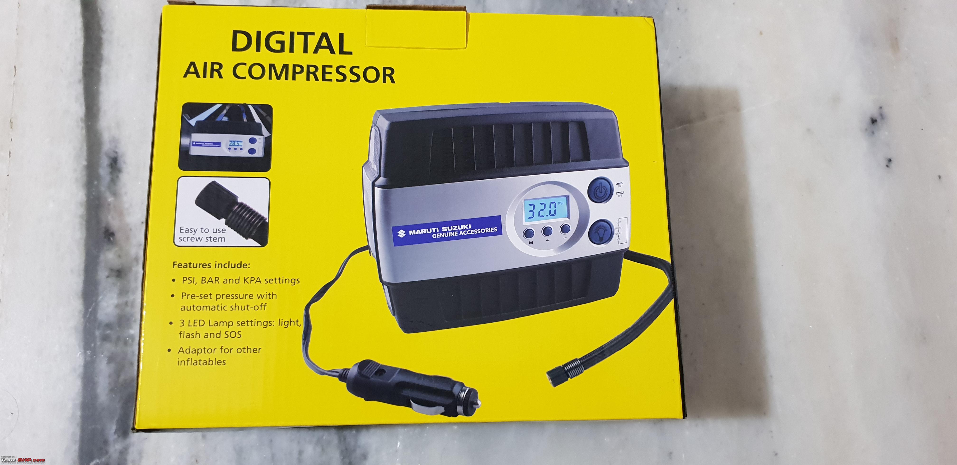 digital tyre pressure pump