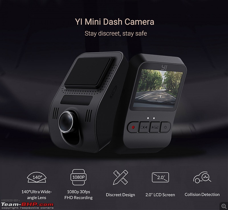 Review: YI Dash Camera - Team-BHP