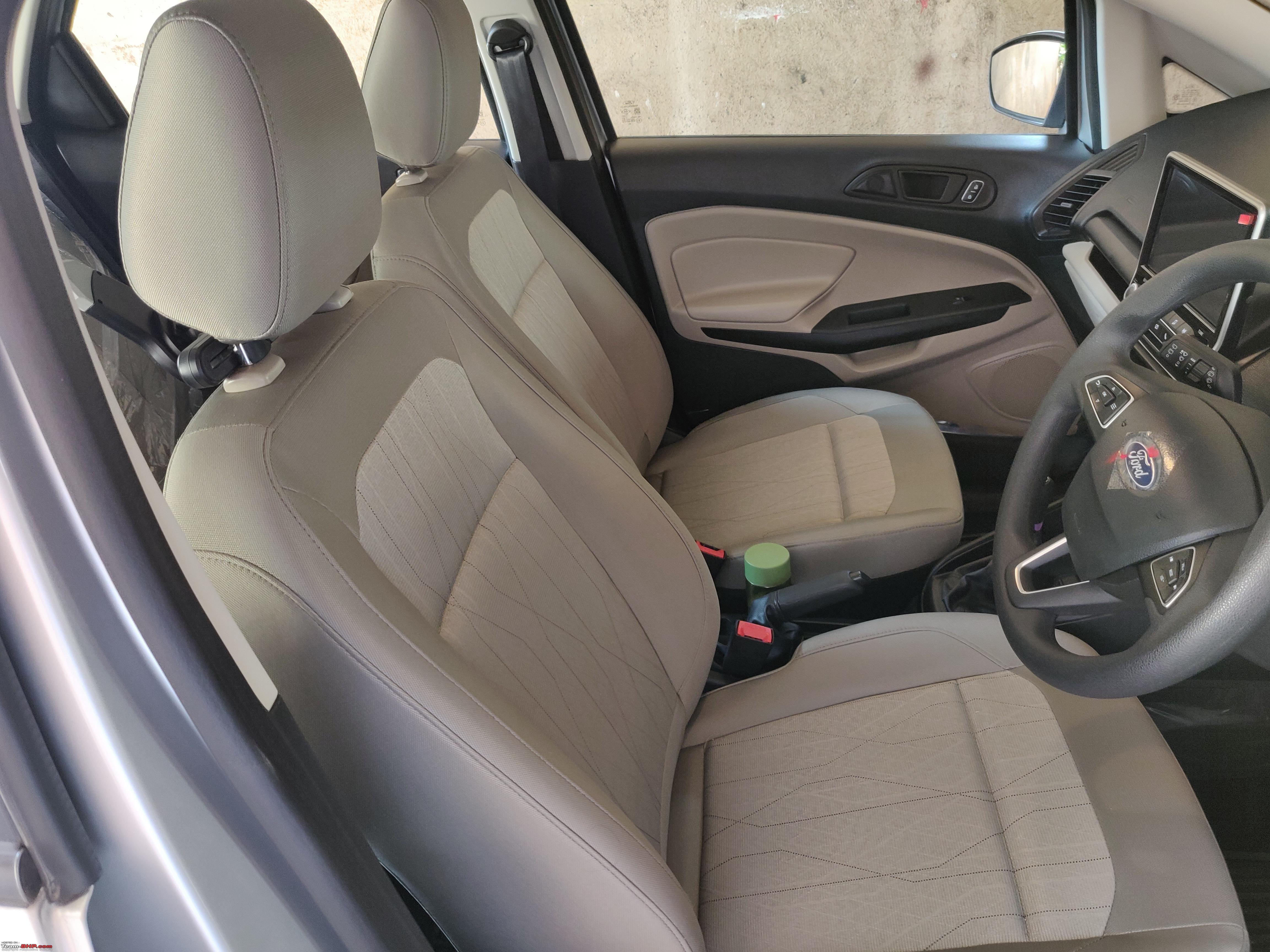 Ford EcoSport: Seat covers installed by Orchis, Mumbai - Team-BHP