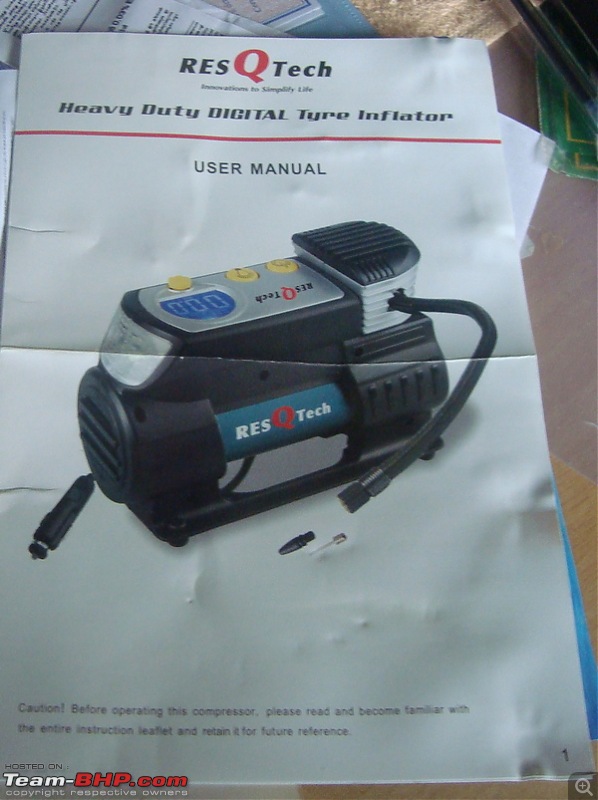Tyre pressure gauge and portable inflator pump / foot pump-dsc09508.jpg