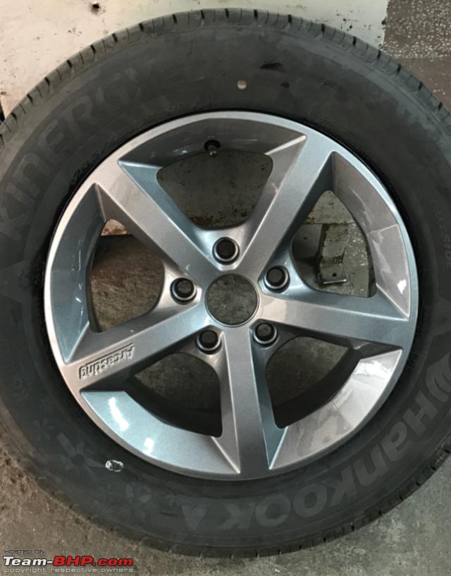 Painting my alloy wheels black - Team-BHP