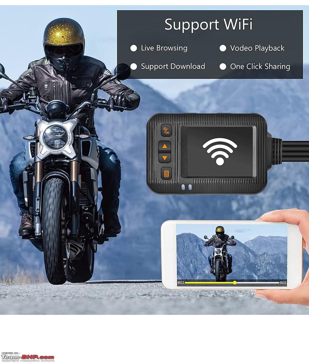 Dash Cam options for a Motorcycle - Team-BHP