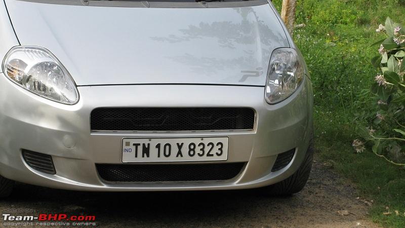 Mesh grills and smoked out taillamps on my Punto - Team-BHP