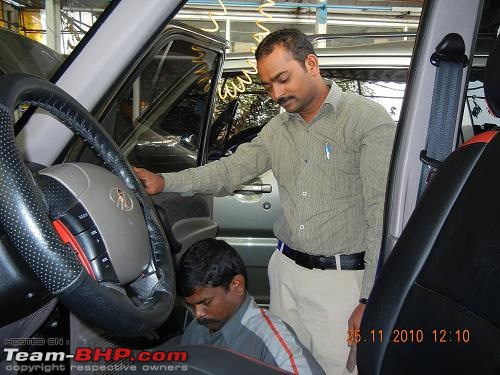 *Installed* - Dead Pedal in my Mahindra Scorpio-devender-supervising-haris-execution-2.jpg