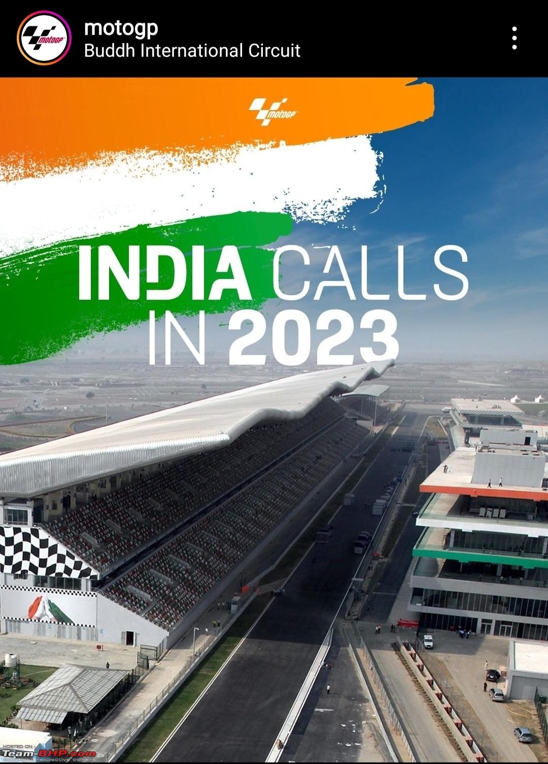 MotoGP coming to India in 2023! - Team-BHP