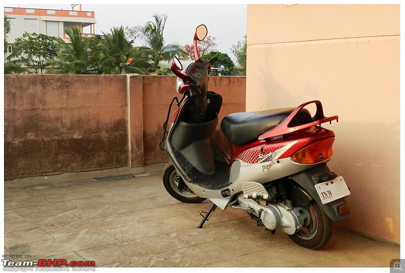 TVS Scooty Pep+, 9 years & 76k kms : Longterm ownership review. EDIT, now sold!-dscn7831.jpg