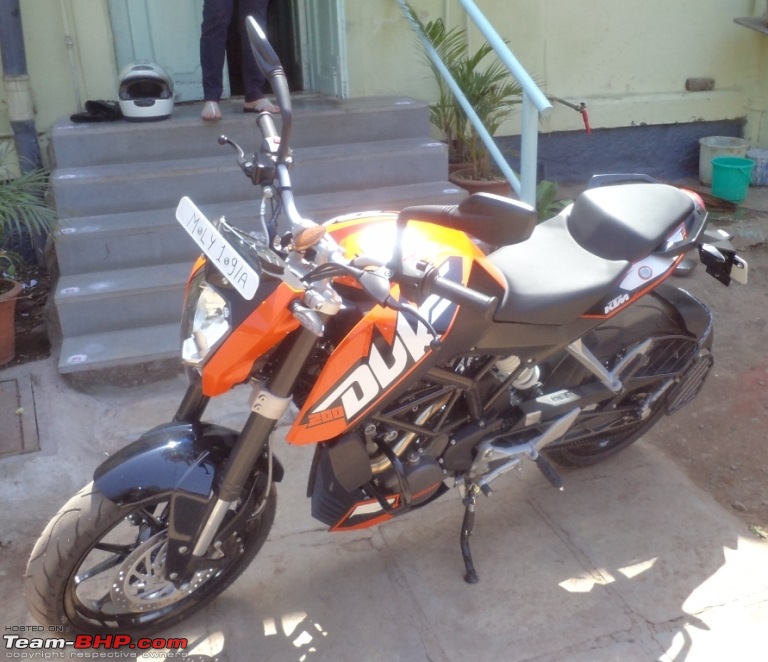 KTM Duke 200 : Baby Duke 222 unites with her new family!-2-she-comes.jpg