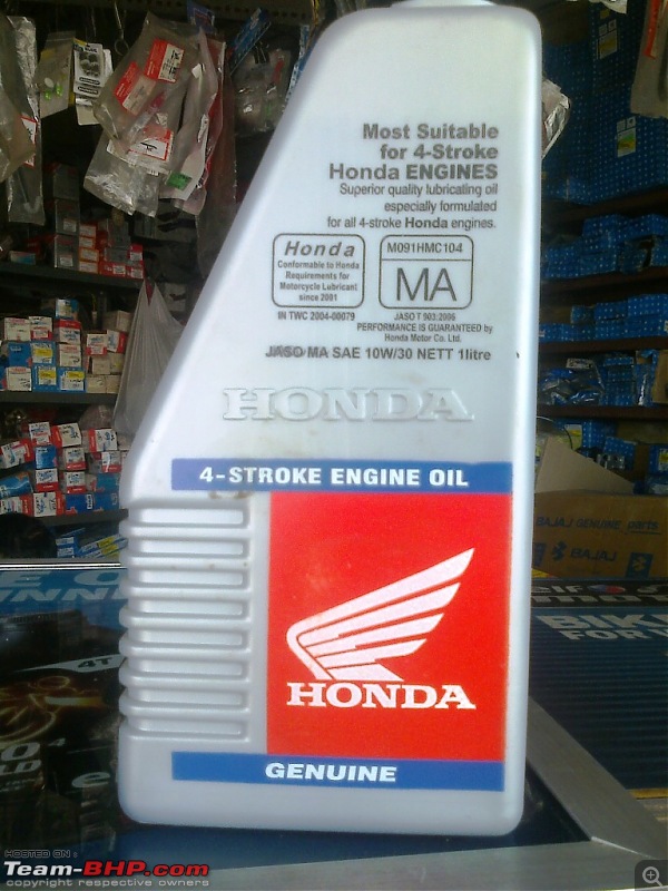 Hero (Honda) CD Deluxe : Ownership review-honda-engine-oil.jpg