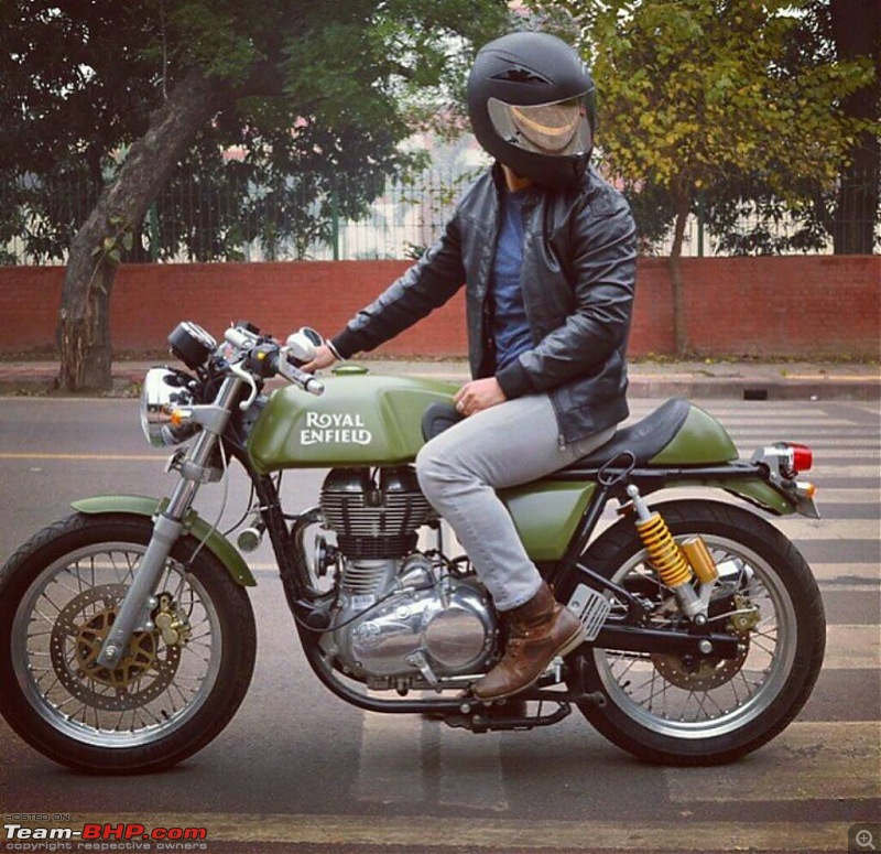 Royal Enfield Cafe Racer spotted testing. Edit: Now launched as Continental GT. Pg 10-1421388354626.jpg