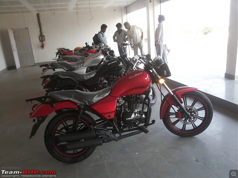 Eider Motors (Hyderabad) unveils 6 two-wheelers. EDIT: Chairman arrested over fraud!-20150323_153757.jpg