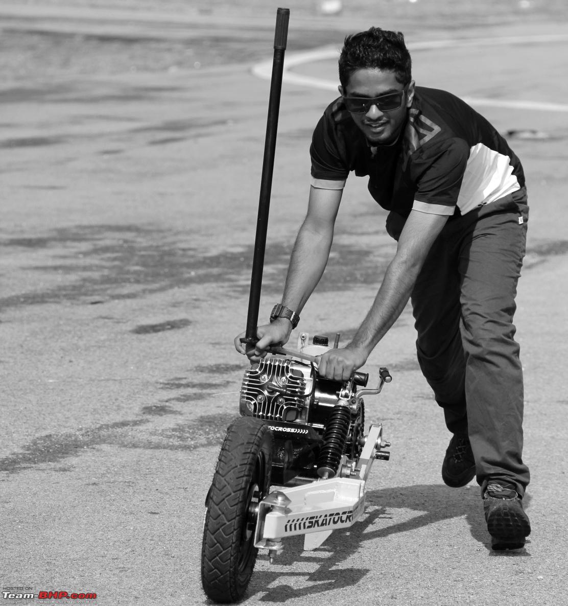 Skatokross from Karnataka - A skateboard with an engine - Team-BHP