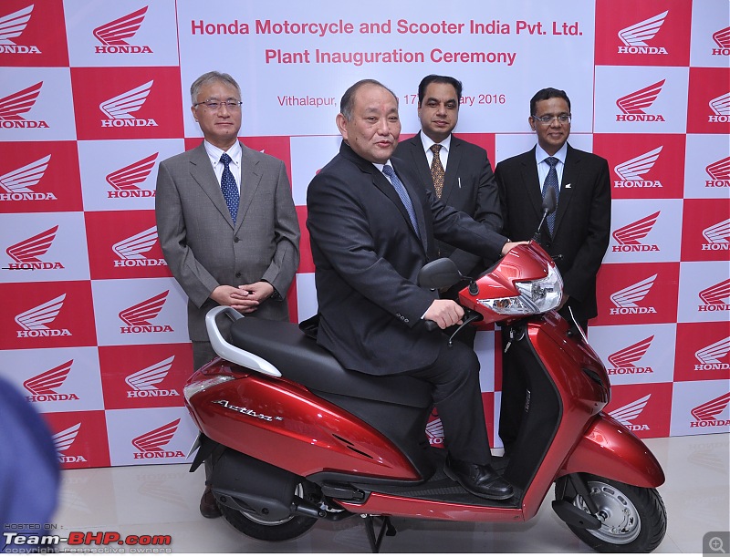 Honda's 4th two-wheeler plant in India inaugurated - For automatic scooters at Gujarat-1.jpg