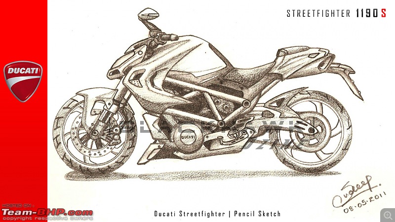 Motorcycle Sketch - Samsung Members
