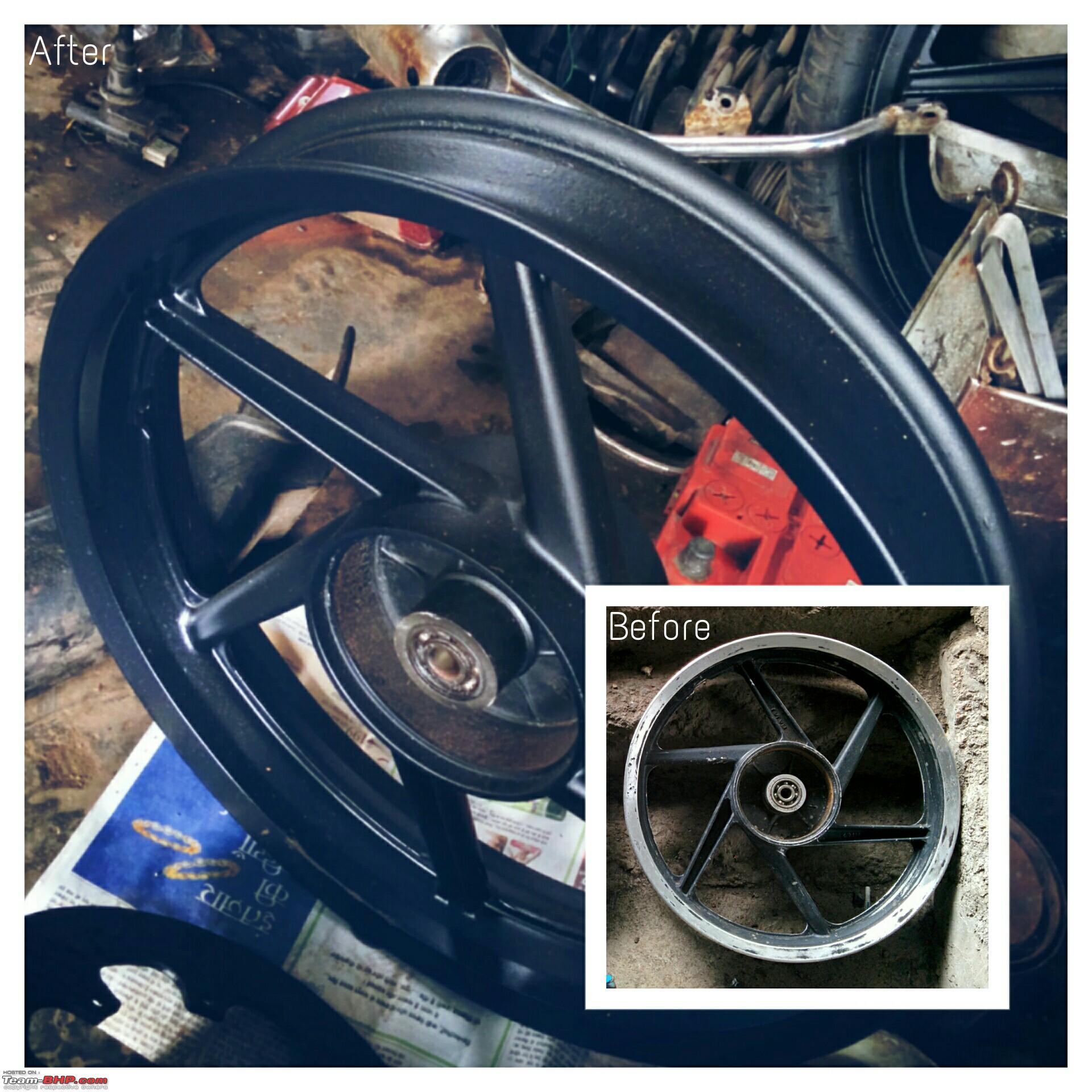 pulsar 150 alloy wheels price