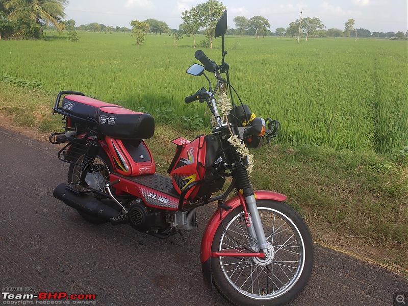 tvs xl 100 tank cover