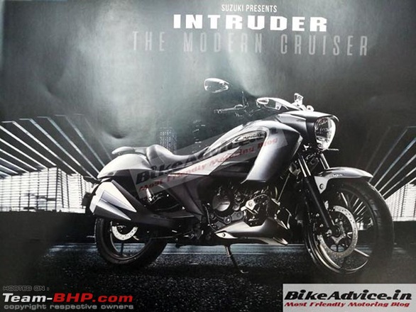 The Suzuki 155cc Intruder. EDIT: Launched at Rs. 98,340 - Team-BHP