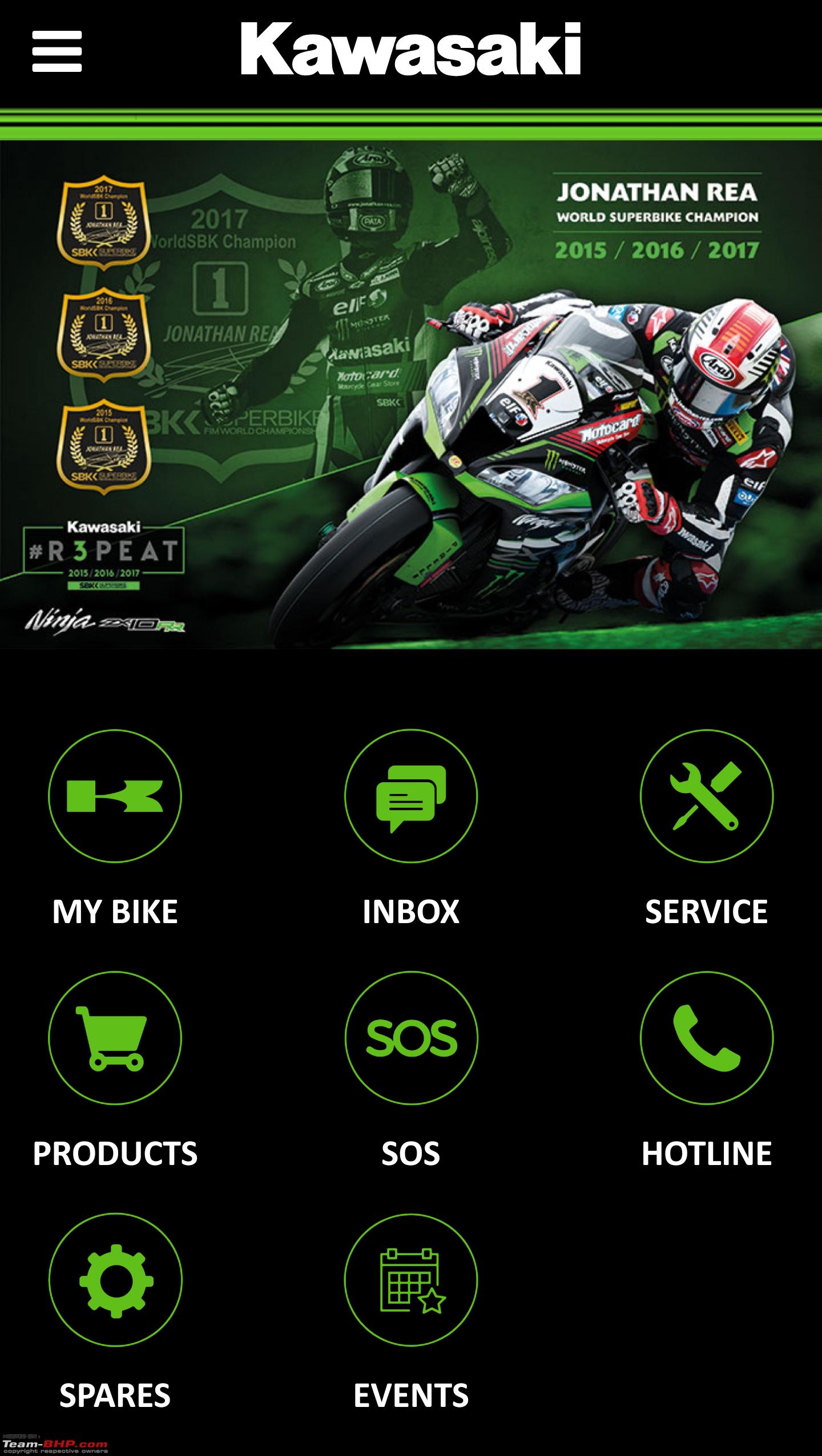 Kawasaki India launches IKM Connect mobile app - Team-BHP