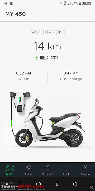 ather 450x charging time